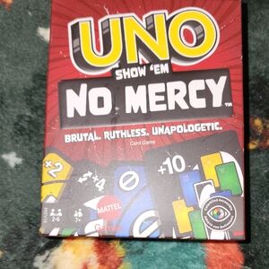 Mattel UNO Show 'Em No Mercy Card Game - Red and Black/ NWT ✨️❤️